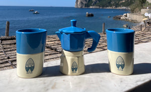 ADRIATICO Italian Ceramic Moka Set